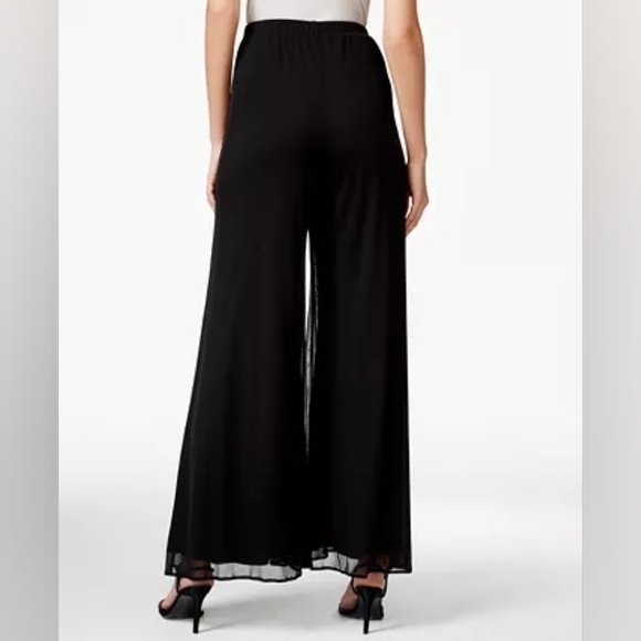 MSK Wide-Leg Mesh-Overlay Pants NWT - Picture 5 of 11